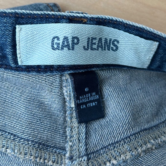 GAP LONG DENIM SKIRT WITH MID SLIT - Picture 6 of 6